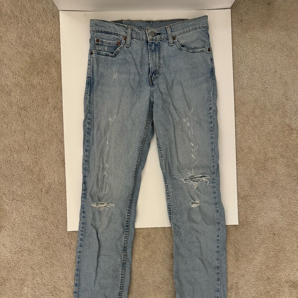 Levi's 511 Slim Tapered Men's 30x32 Distressed Denim